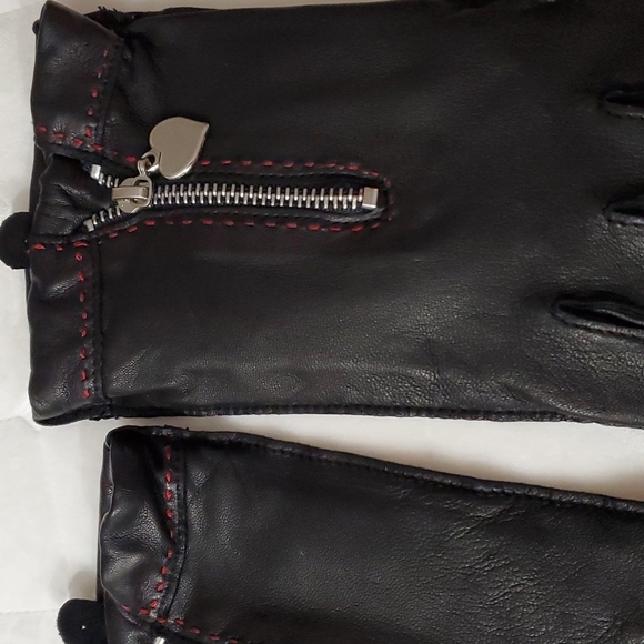 Nwot black leather glover - Picture 3 of 6